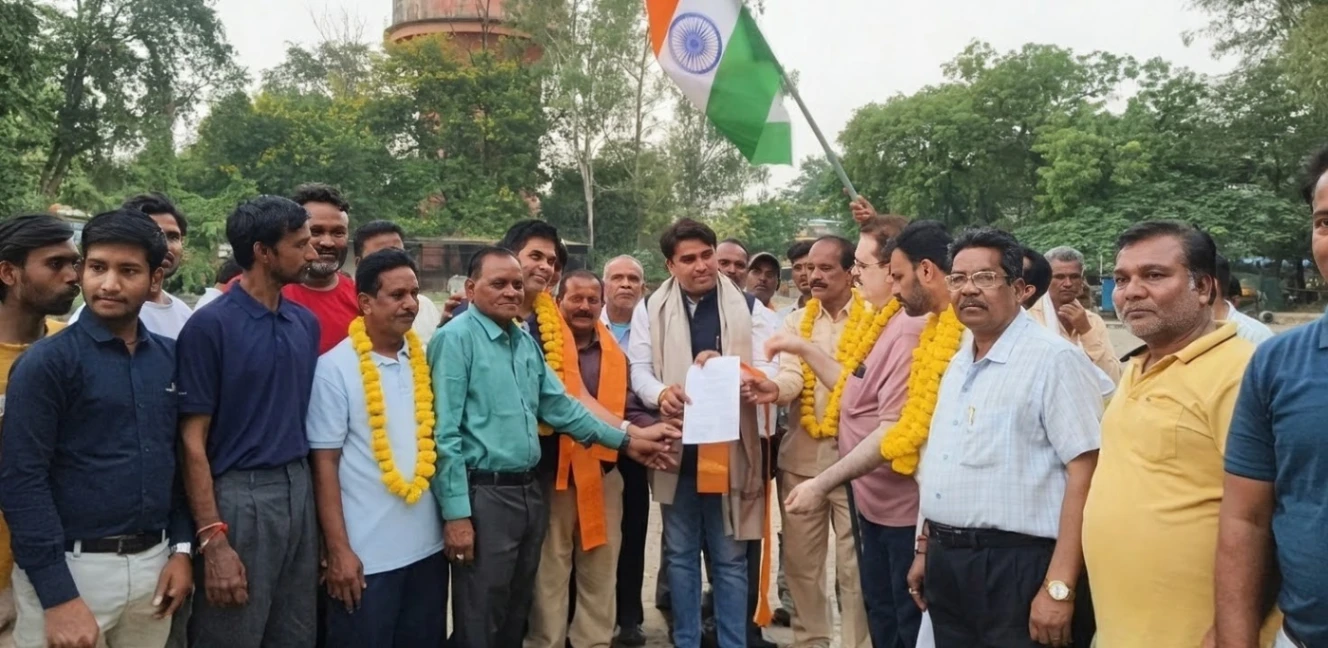 सीहोर में खिलाड़ियों ने दादा भाई शिवलाल चौहान मैदान के विकास के लिए नगर पालिका अध्यक्ष को मांग-पत्र सौंपा