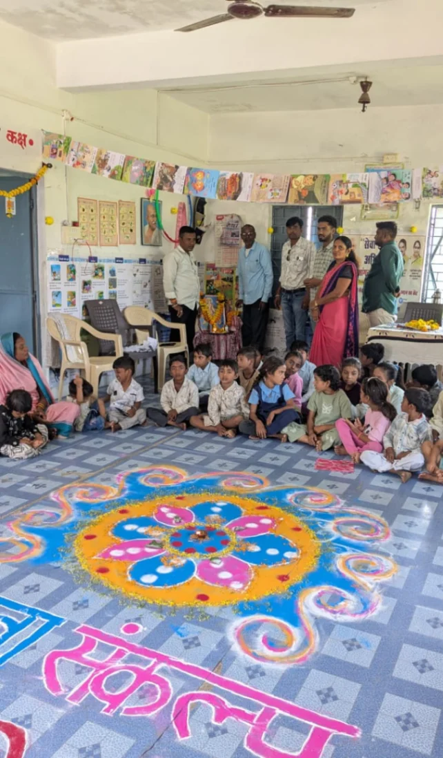 सुरपाला आंगनवाड़ी में आंगन मिलन कार्यक्रम आयोजित