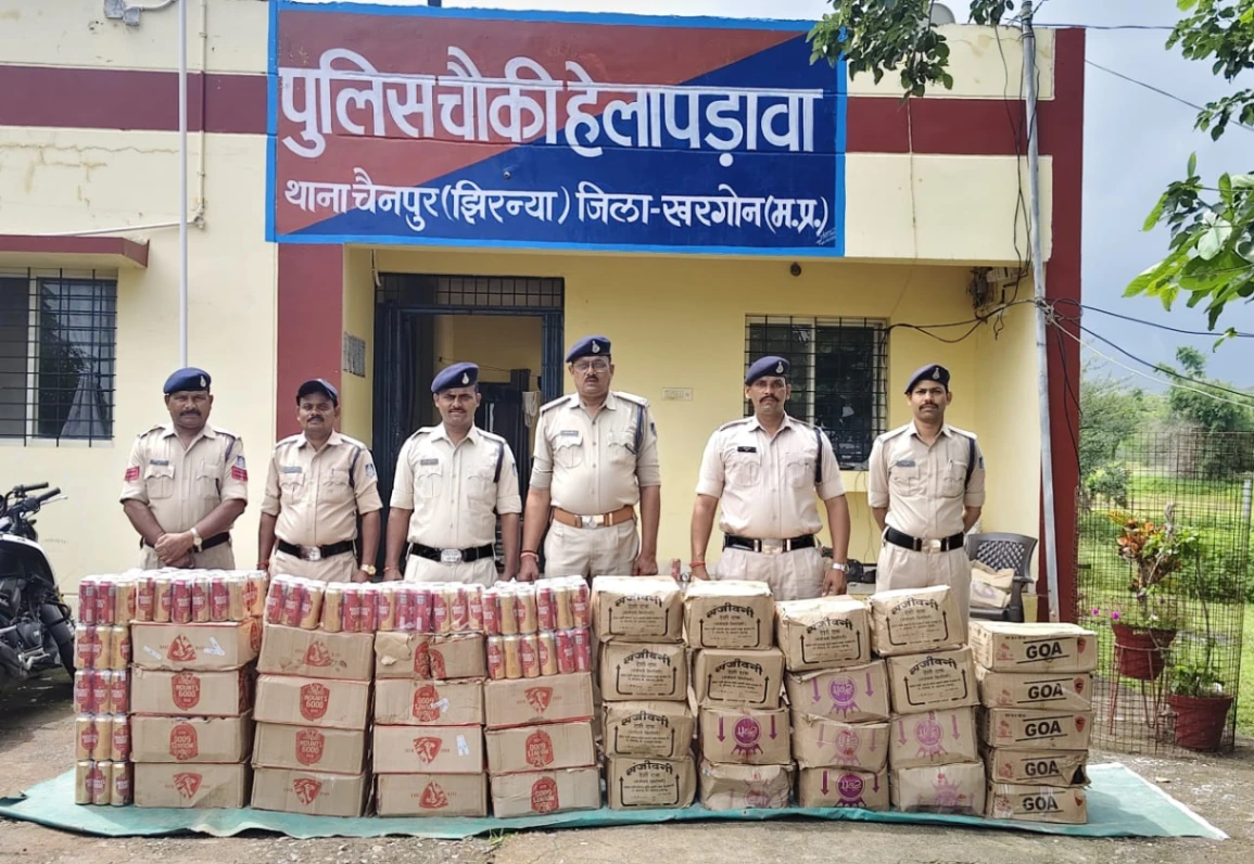 पुलिस ने की जब्ती